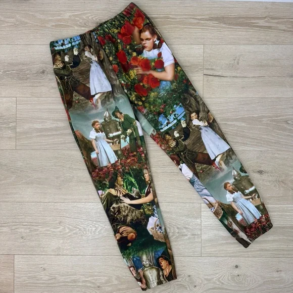 Dolls Kill X Wizard Of Oz Jogger Graphic Sweatpants - Picture 1 of 12